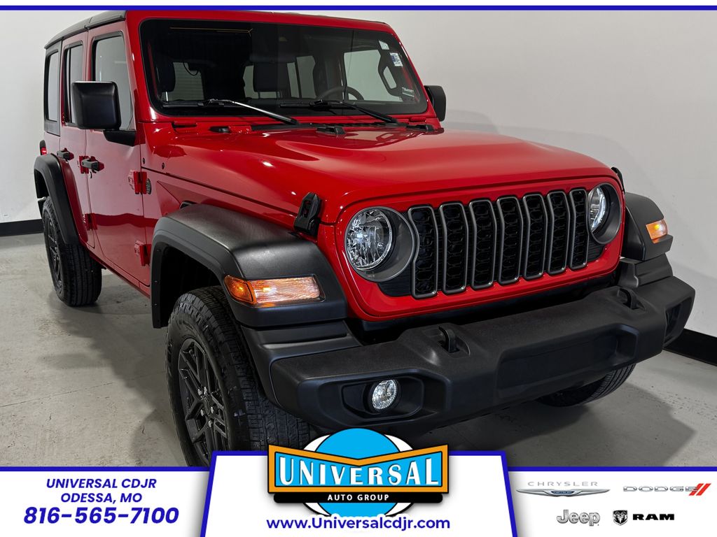 Firecracker Red Clearcoat 2025 Jeep Wrangler SUV / Crossover Four-Wheel Drive 8-Speed Automatic