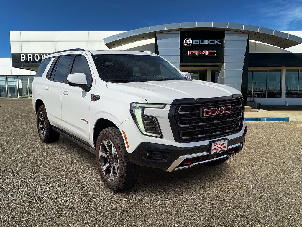 2025 GMC Yukon AT4 Ultimate White at Brown Buick GMC