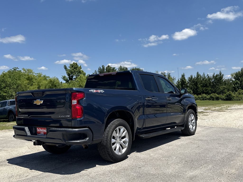 2021 Chevrolet Silverado 1500 Custom Blue at Cook Ford