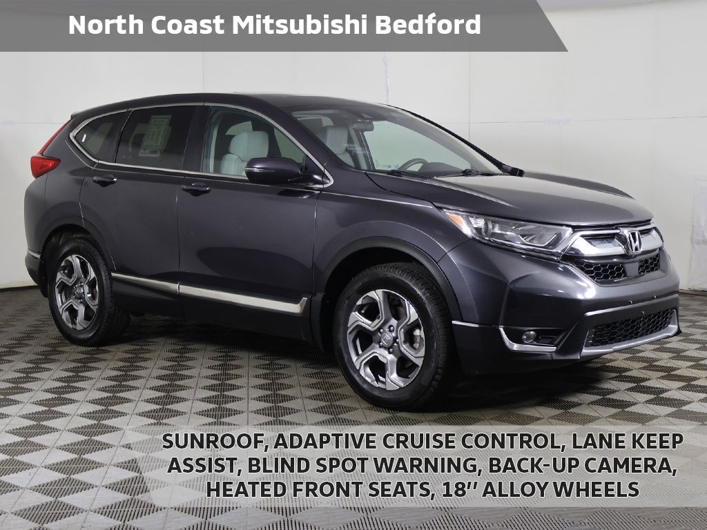 Gray (Modern Steel Metallic) 2017 Honda CR-V EX AWD SUV / Crossover All-Wheel Drive Continuously Variable Transmission