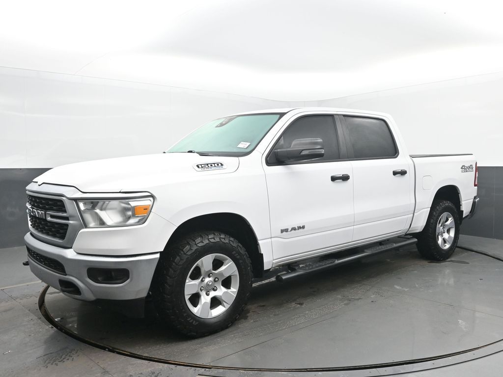 Bright White Clearcoat 2023 RAM 1500 Pickup Truck Four-Wheel Drive 8-Speed Automatic