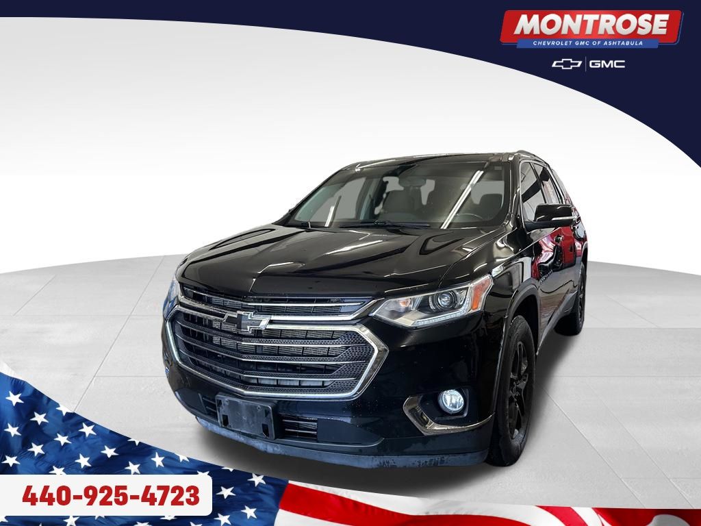 Black Metallic 2021 Chevrolet Traverse SUV / Crossover Four-Wheel Drive 9-Speed Automatic
