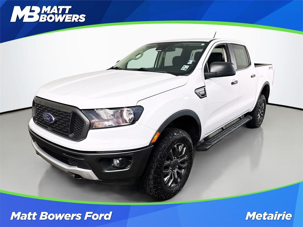 Oxford White 2021 Ford Ranger XLT SuperCrew 4WD Pickup Truck Four-Wheel Drive Automatic