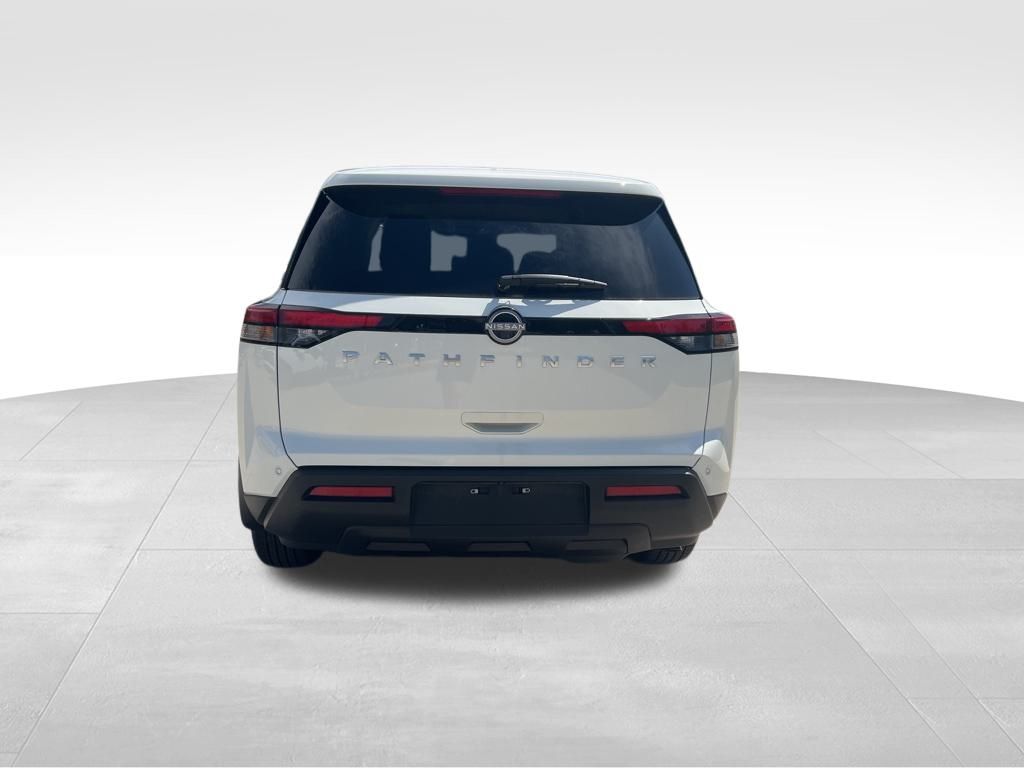 2025 Glacier White Nissan Pathfinder S FWD SUV