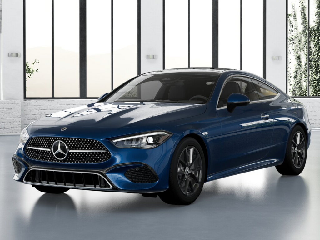 Blue 2024 Mercedes-Benz CLE 300 4MATIC Coupe All-Wheel Drive 9-Speed Automatic