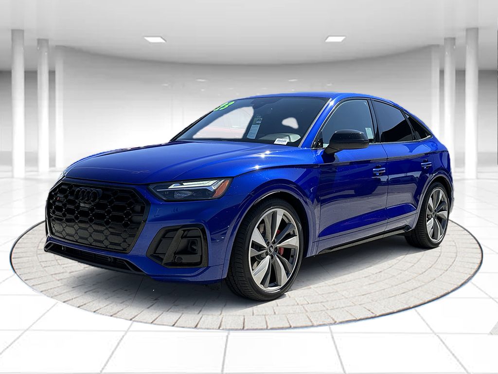 Blue Metallic 2023 Audi SQ5 Sportback Sedan All-Wheel Drive 8-Speed Automatic