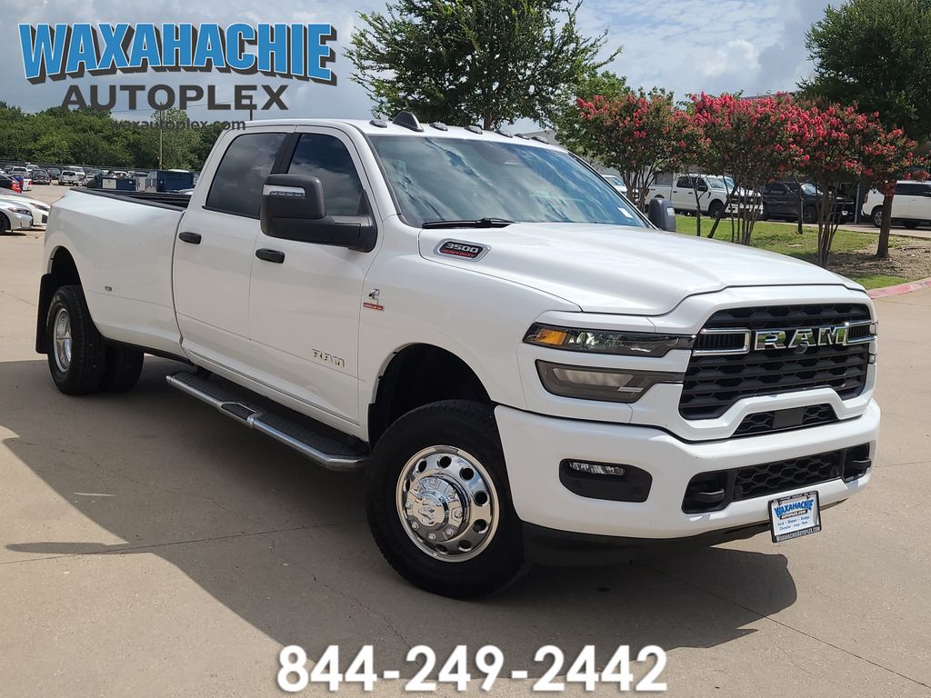 Bright White Clearcoat 2026 RAM 3500 Pickup Truck Four-Wheel Drive 8-Speed Automatic