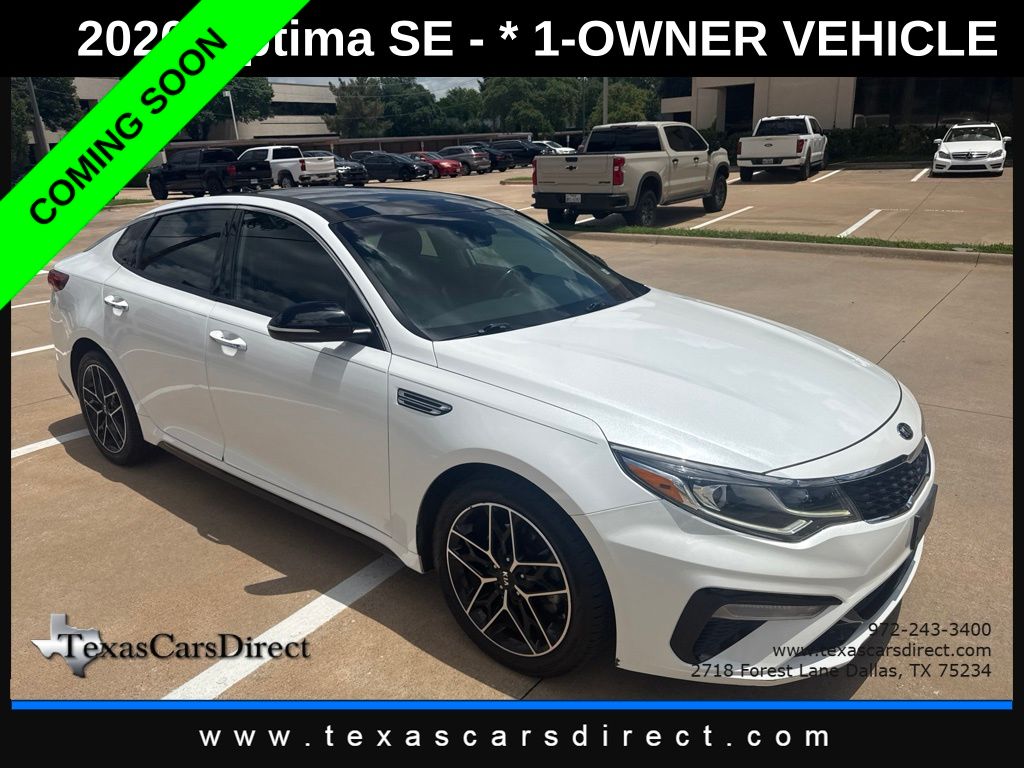 Snow White Pearl 2020 Kia Optima Sedan 6-Speed Automatic