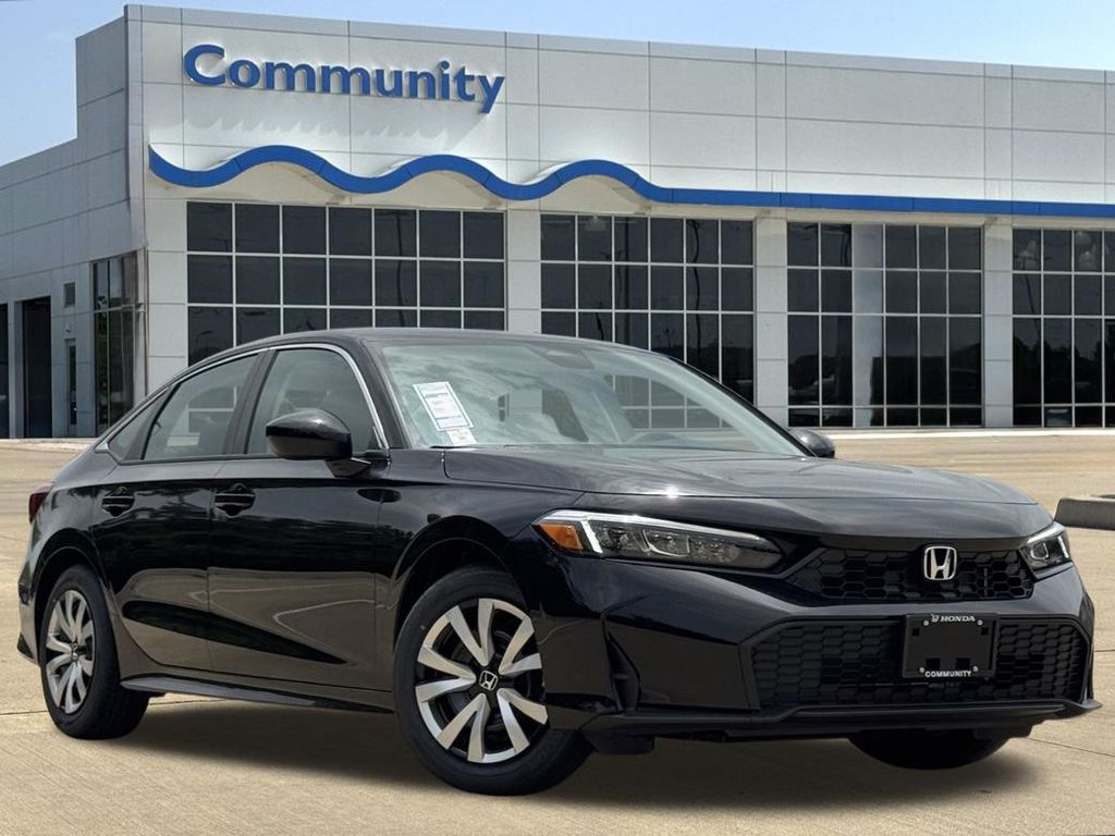 2026 Honda Civic LX Black at Community Honda