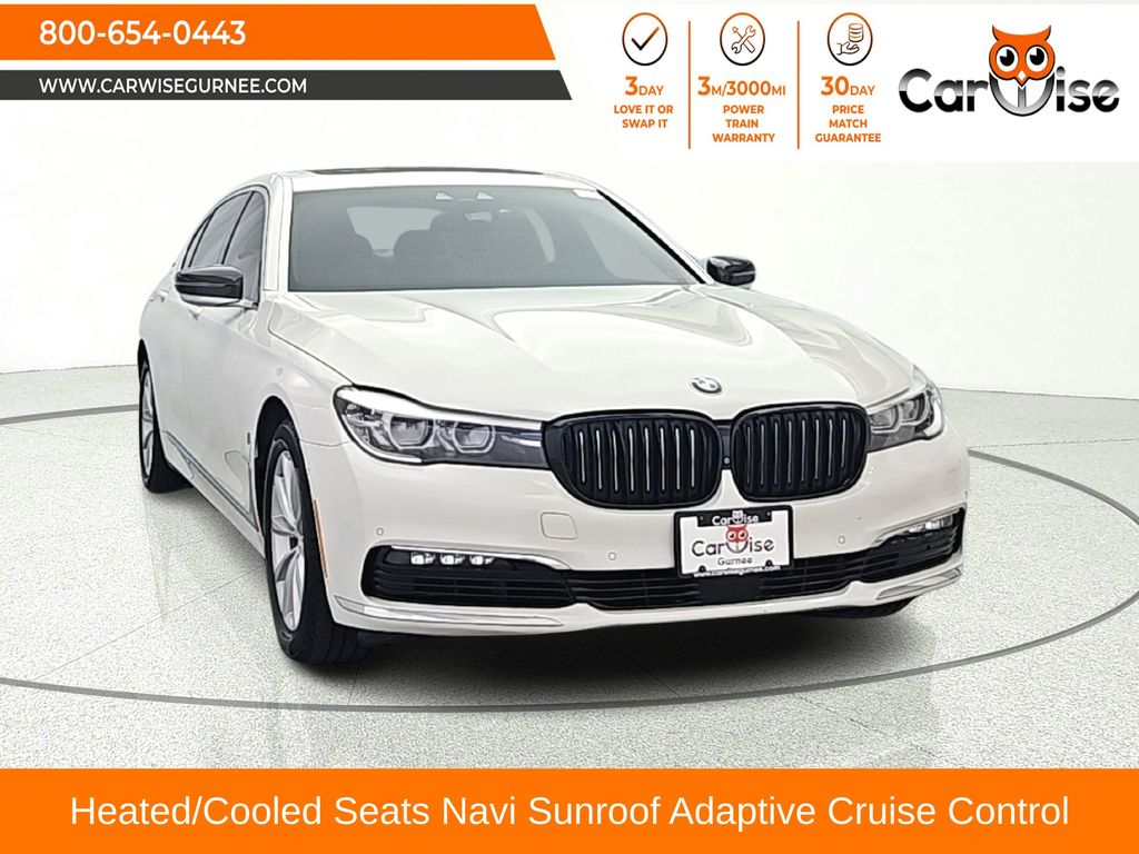 Alpine White 2018 BMW 7 Series Sedan All-Wheel Drive 8-Speed Automatic