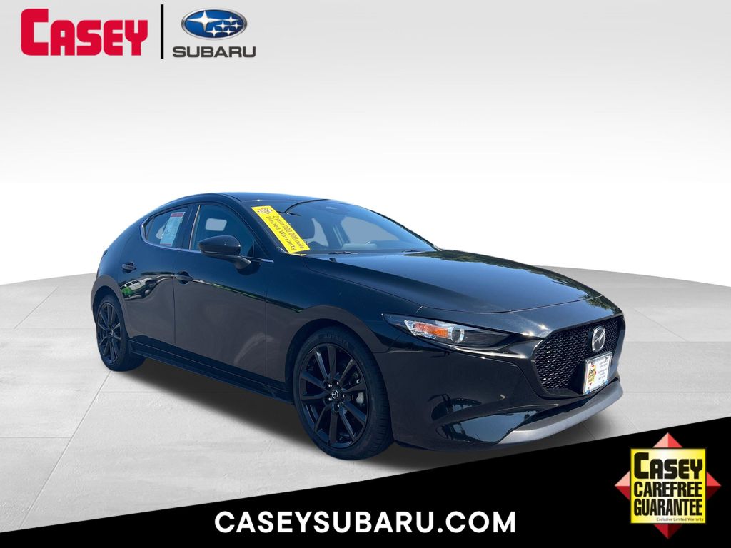 Jet Black 2025 Mazda MAZDA3 Hatchback Front-Wheel Drive 6-Speed Automatic