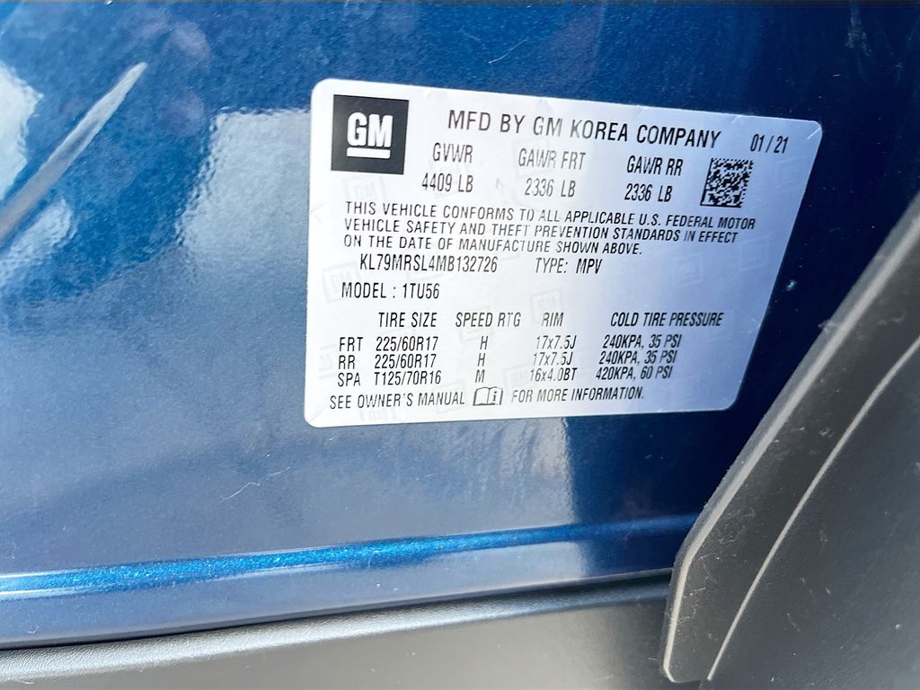 Used 2021 Blue Chevrolet LT image 31