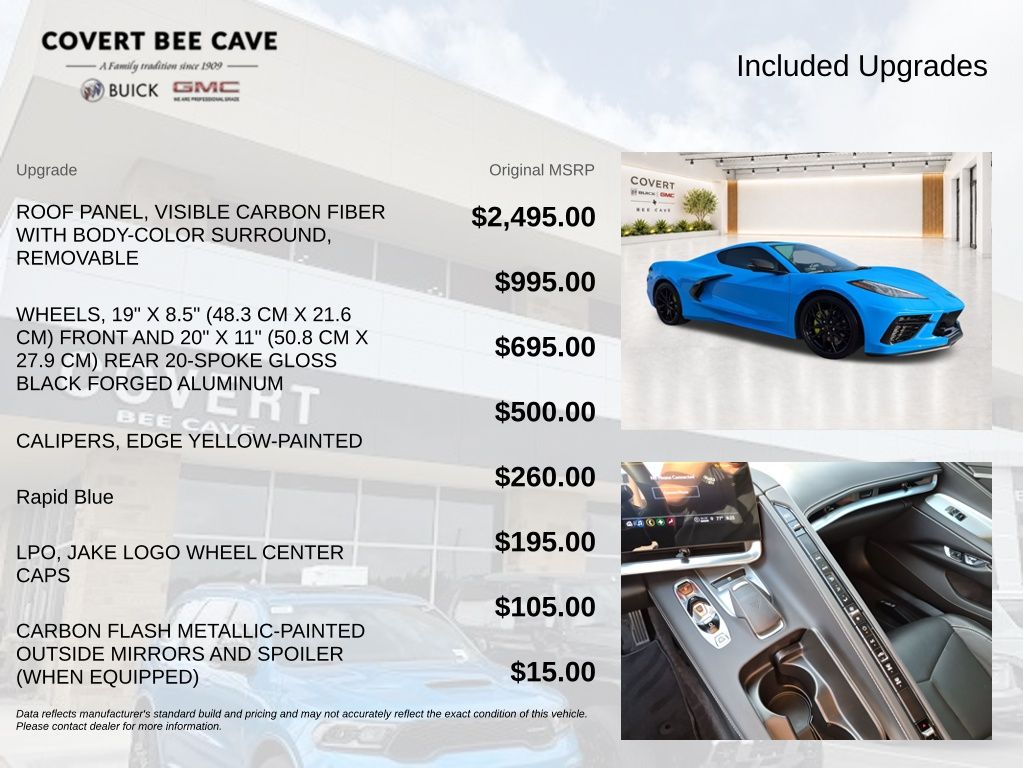 Used 2023 Blue Chevrolet Stingray image 9