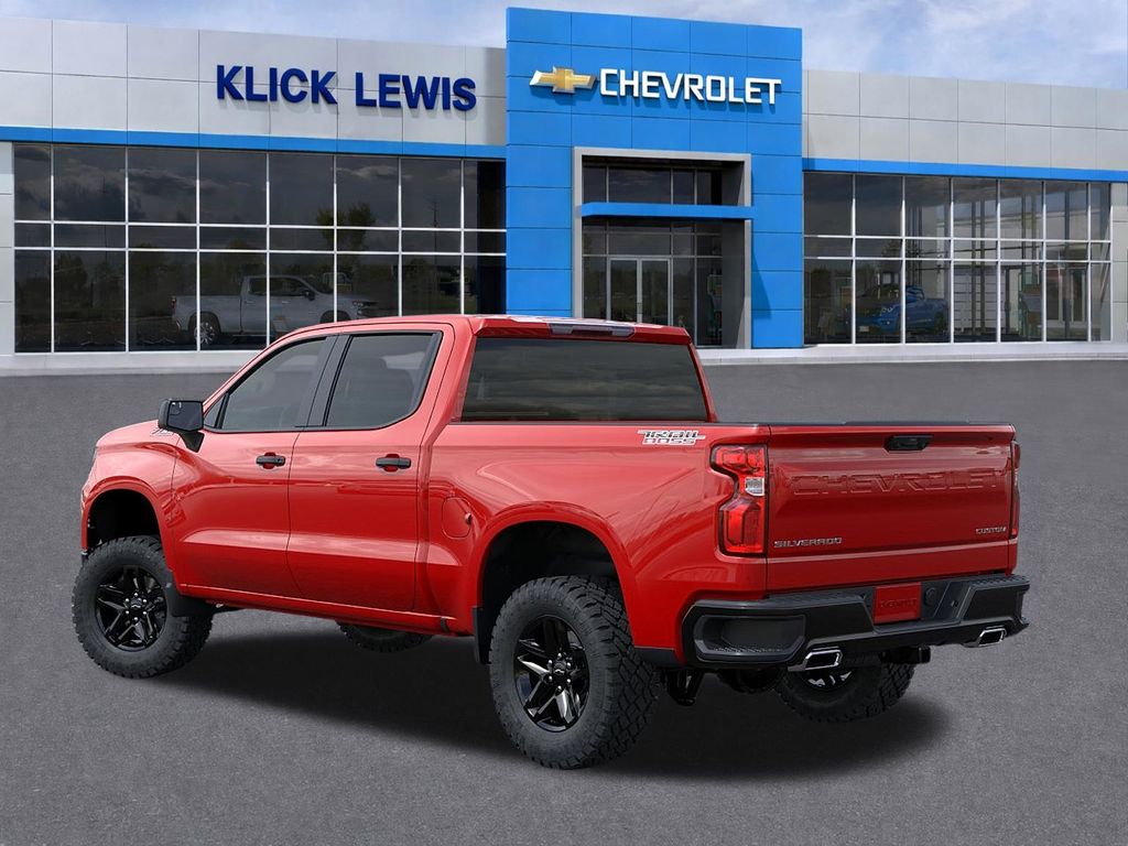2026 Chevrolet Silverado 1500 Custom Trail Boss Red at Klick Lewis Buick Chevrolet