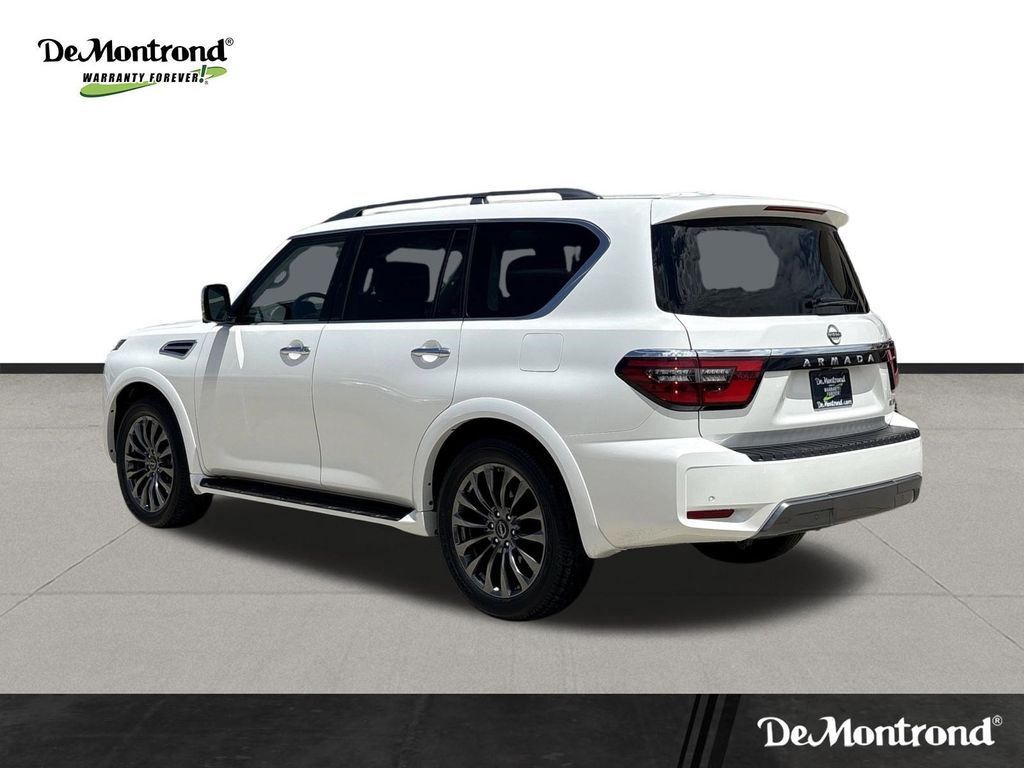 2023 Nissan Armada Platinum White at Joe Myers Mazda Kia