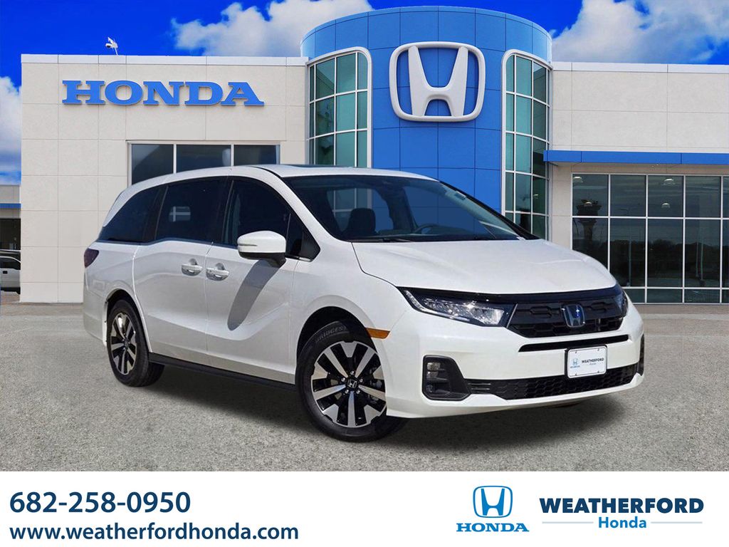 White 2026 Honda Odyssey Minivan Front-Wheel Drive Automatic