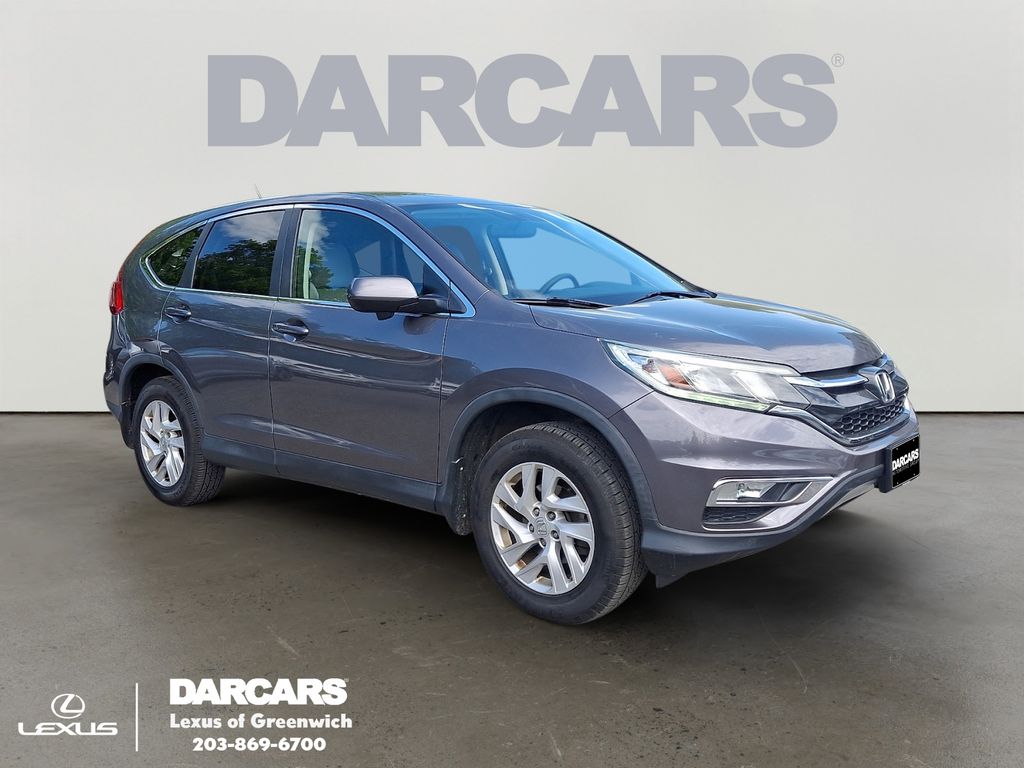 Gray 2015 Honda CR-V EX AWD SUV / Crossover All-Wheel Drive Continuously Variable Transmission