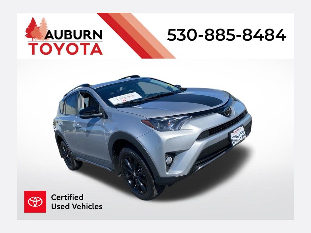 Silver Sky Metallic 2018 Toyota RAV4 Adventure AWD SUV / Crossover All-Wheel Drive 6-Speed Automatic