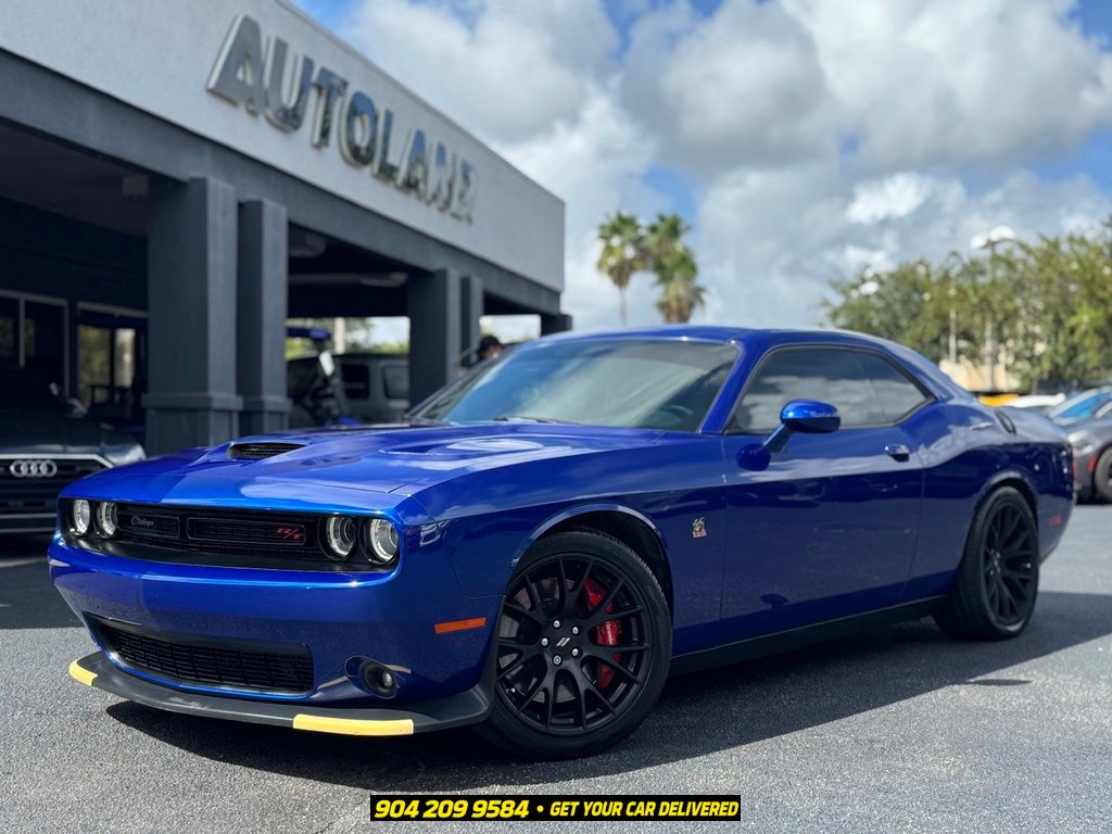 Indigo Blue 2019 Dodge Challenger Coupe Rear-Wheel Drive 8-Speed Automatic