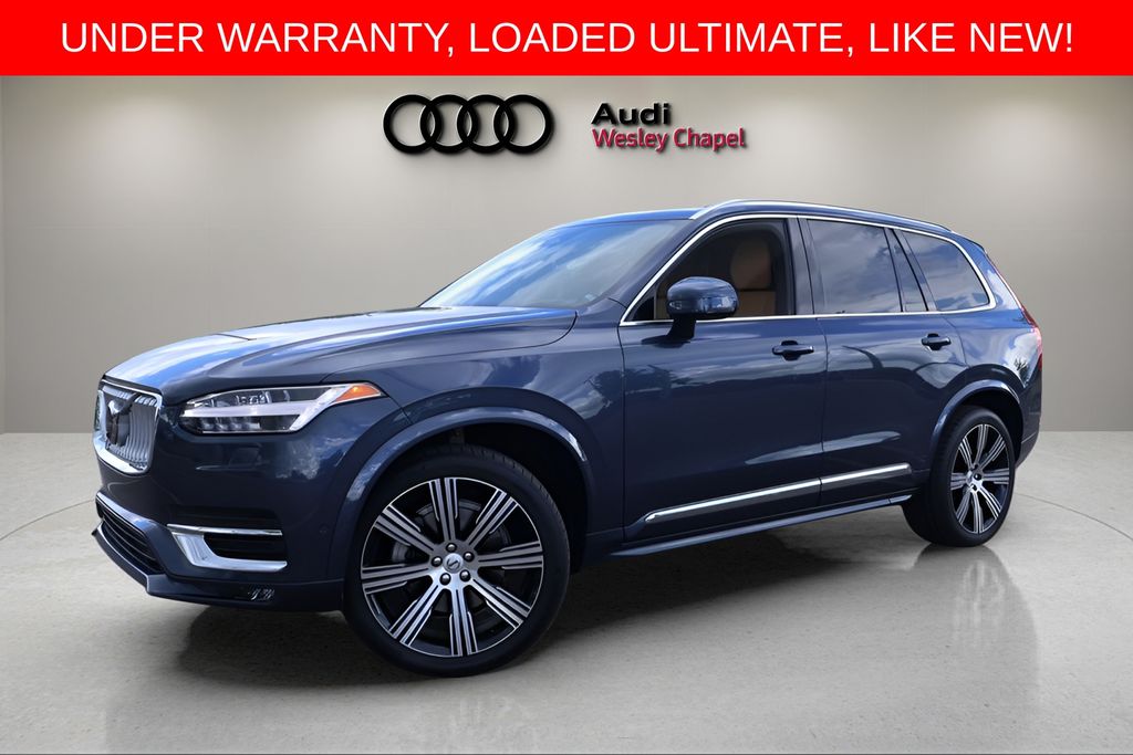 Denim Blue Metallic 2023 Volvo XC90 B6 Ultimate Bright Theme 7-Passenger AWD SUV / Crossover All-Wheel Drive Automatic