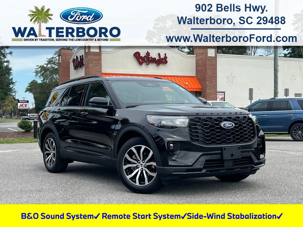 2025 Ford Explorer ST-Line Red at Walterboro Ford