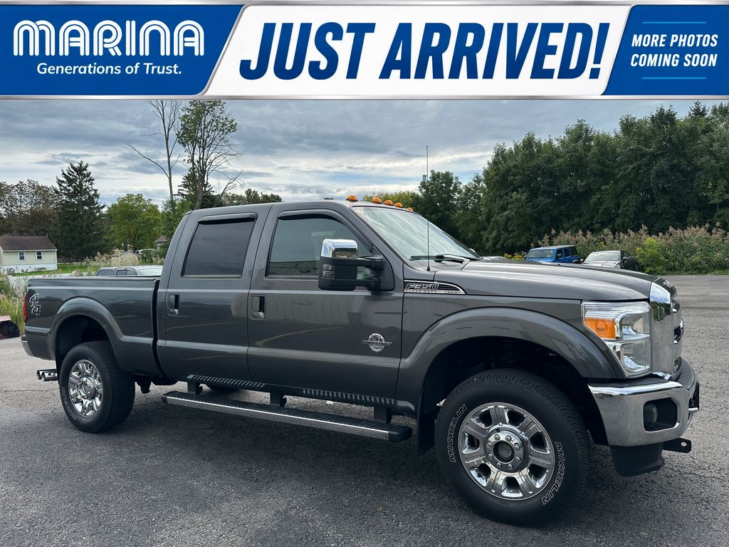 Gray (Magnetic Metallic) 2015 Ford F-350 Super Duty Pickup Truck Four-Wheel Drive 6-Speed Automatic