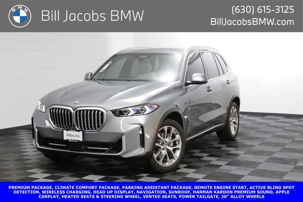 Skyscraper Gray Metallic 2024 BMW X5 SUV / Crossover All-Wheel Drive Automatic