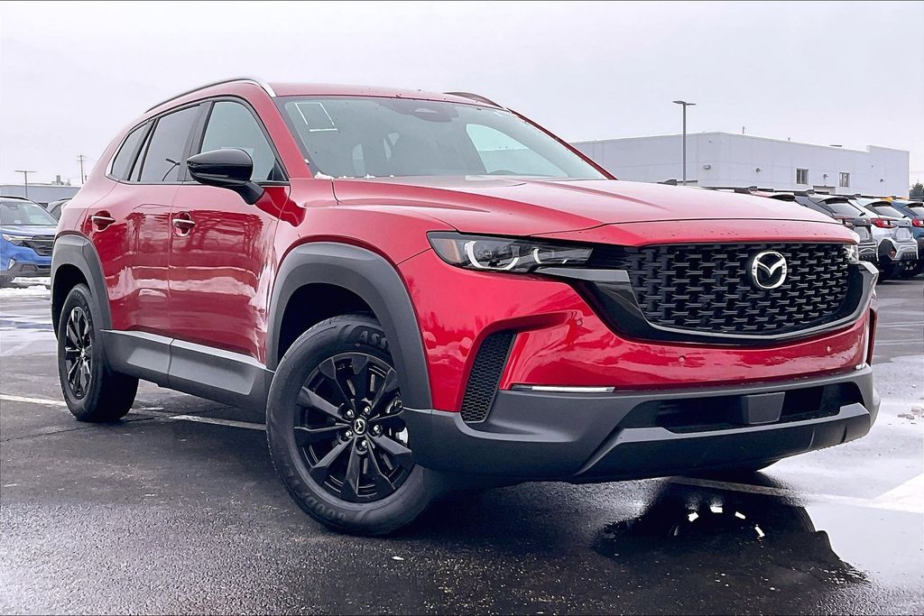 Soul Red Crystal Metallic 2026 Mazda CX-50 Hybrid Preferred AWD SUV / Crossover All-Wheel Drive Continuously Variable Transmission