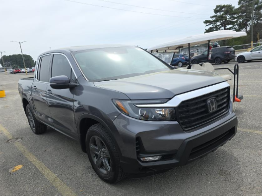 Gray (Modern Steel Metallic) 2021 Honda Ridgeline RTL AWD Pickup Truck All-Wheel Drive 9-Speed Automatic