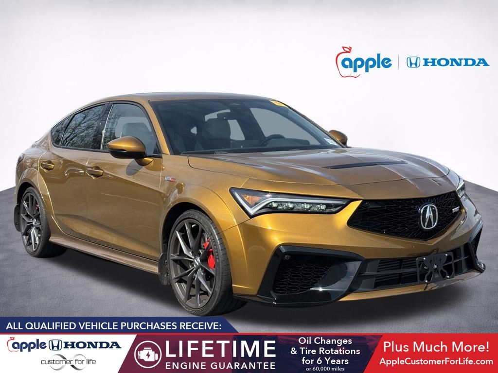 Gold 2024 Acura Integra Type S FWD Sedan Front-Wheel Drive 6-Speed Manual