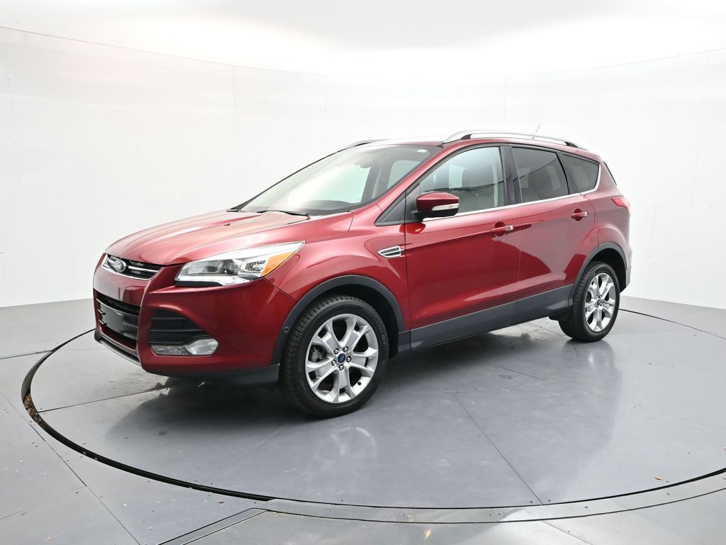 Ruby Red 2014 Ford Escape Titanium FWD SUV / Crossover Front-Wheel Drive 6-Speed Automatic