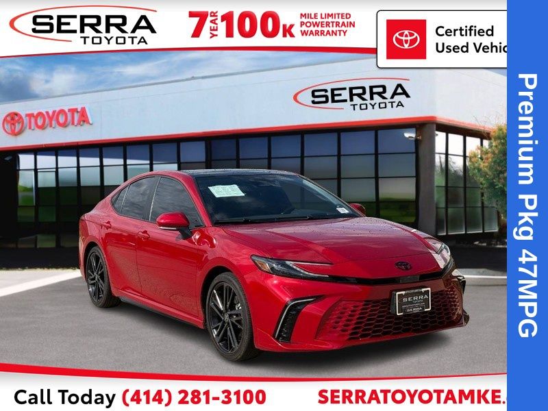 Supersonic Red 2025 Toyota Camry Sedan Front-Wheel Drive Continuously Variable Transmission
