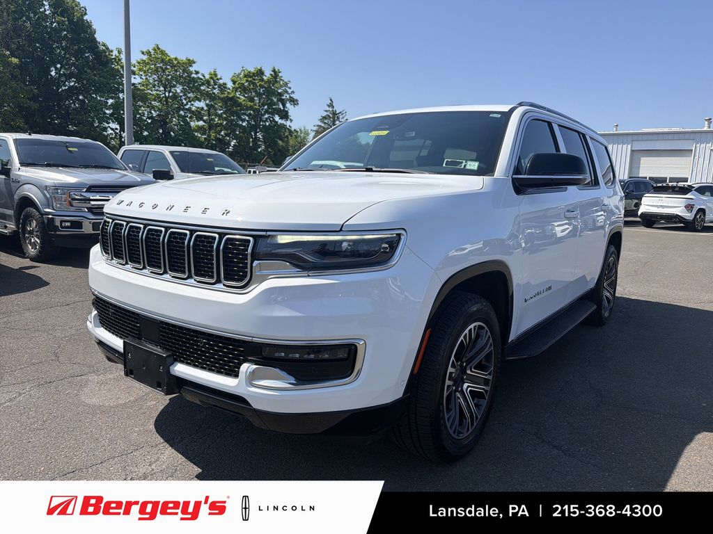 Bright White Clearcoat 2023 Jeep Wagoneer SUV / Crossover Four-Wheel Drive 8-Speed Automatic