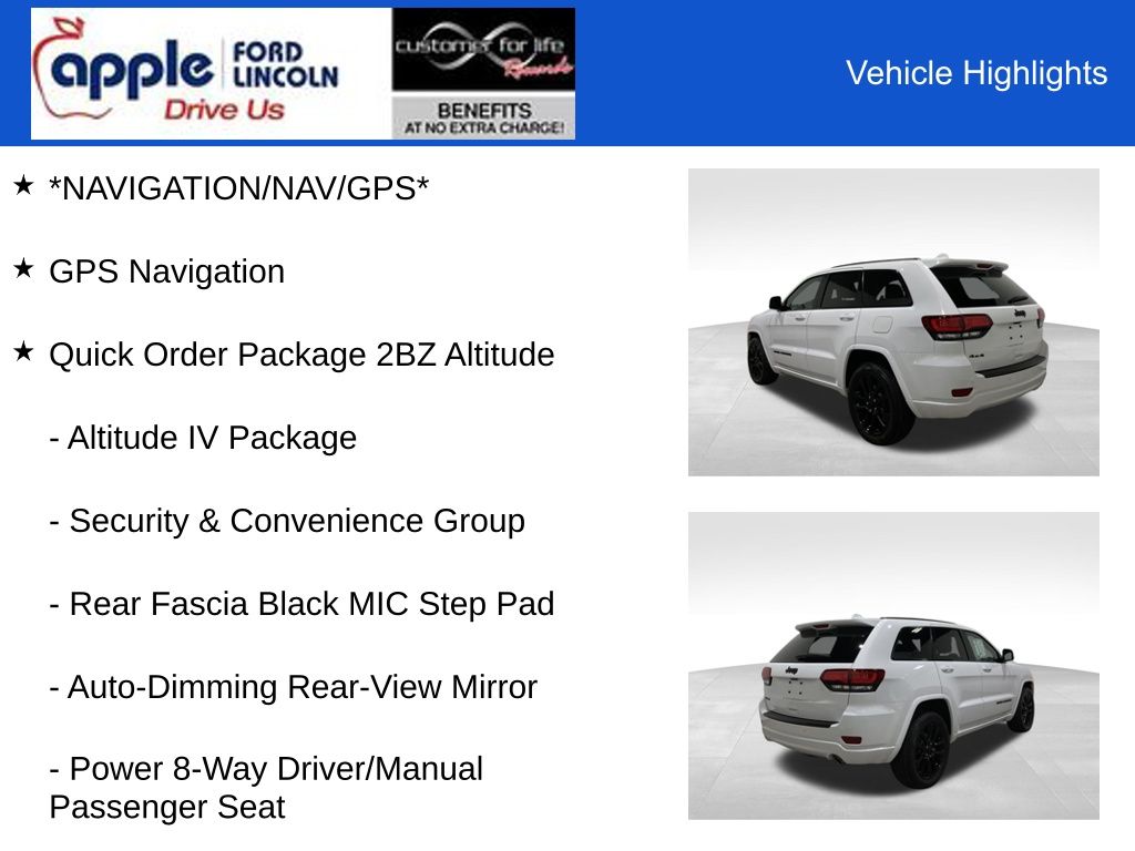 2018 Jeep Grand Cherokee Altitude 4x4