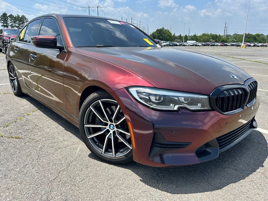 Glacier Silver Metallic 2019 BMW 3 Series Sedan All-Wheel Drive 8-Speed Automatic