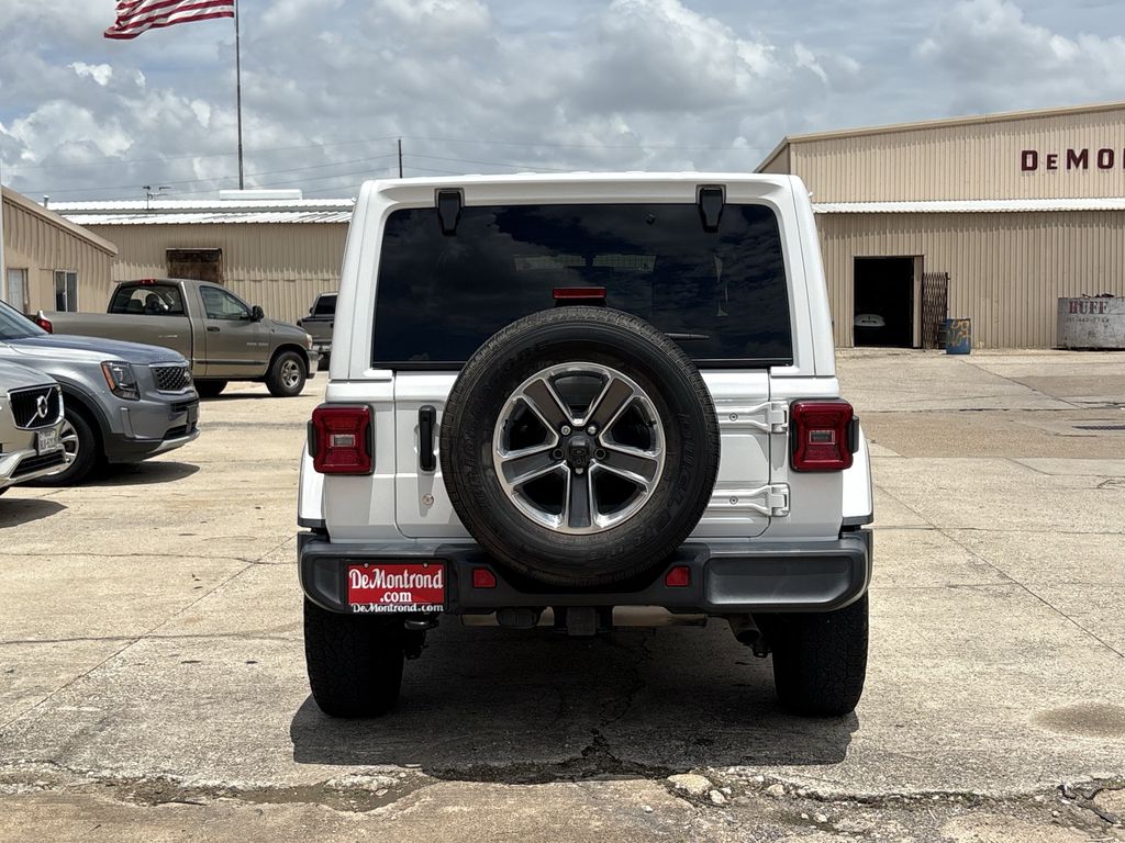 2018 Jeep Wrangler Unlimited Sahara White at Emmons Autoplex