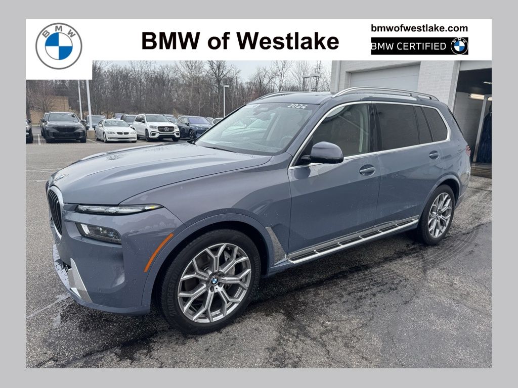 Red (Copper Metallic) 2024 BMW X7 xDrive40i AWD SUV / Crossover All-Wheel Drive 8-Speed Automatic