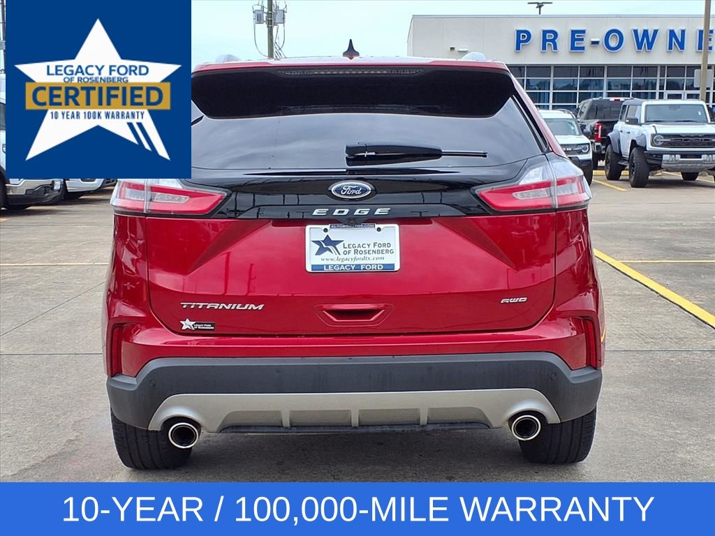 2023 Ford Edge Titanium Red at Cook Ford