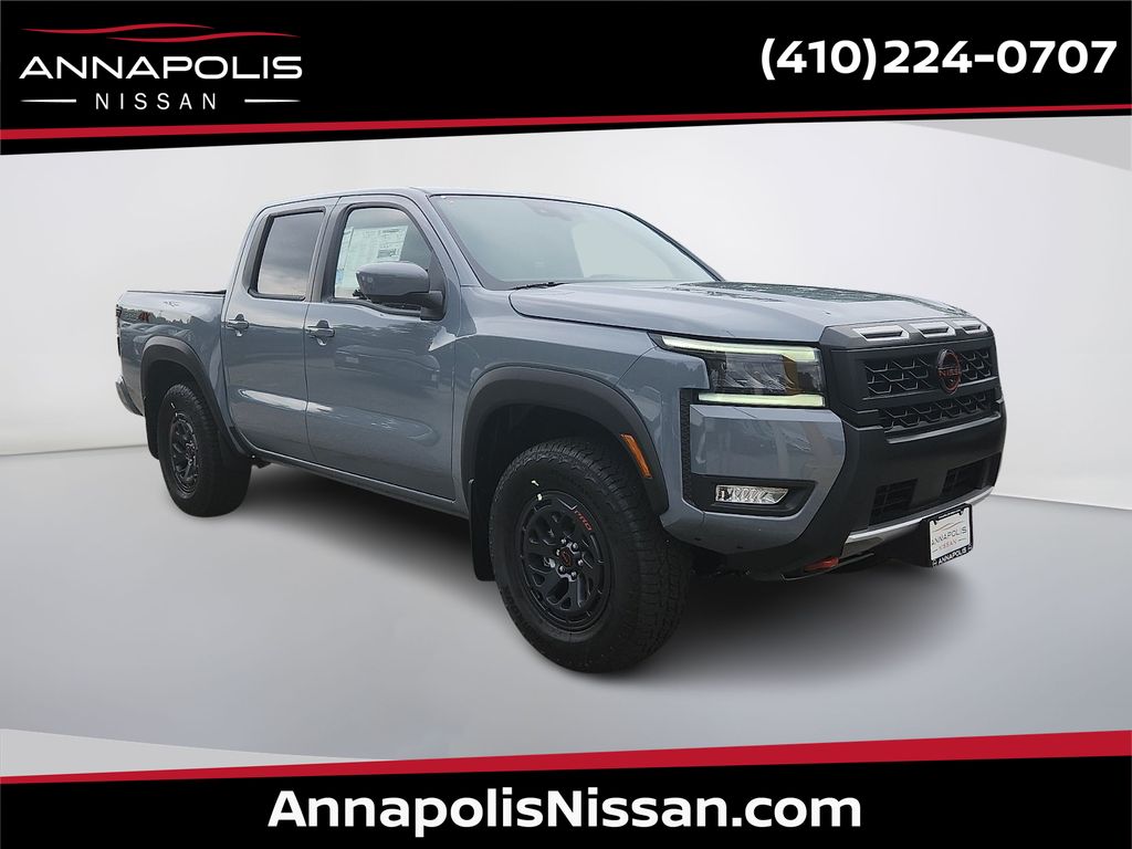 Boulder Gray Pearl 2026 Nissan Frontier Pickup Truck Four-Wheel Drive 9-Speed Automatic Overdrive