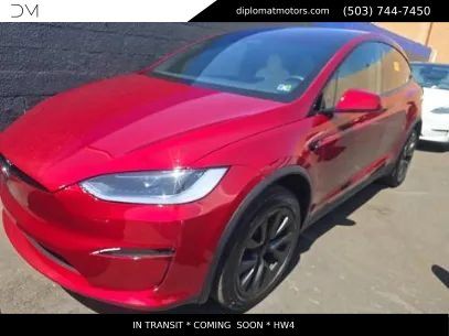 Ultra Red 2025 Tesla Model X AWD SUV / Crossover All-Wheel Drive 1-Speed Automatic