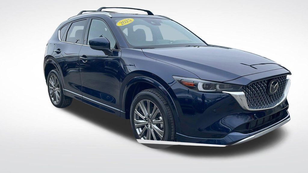Deep Crystal Blue Mica 2025 Mazda CX-5 2.5 Turbo Signature AWD SUV / Crossover All-Wheel Drive 6-Speed Automatic