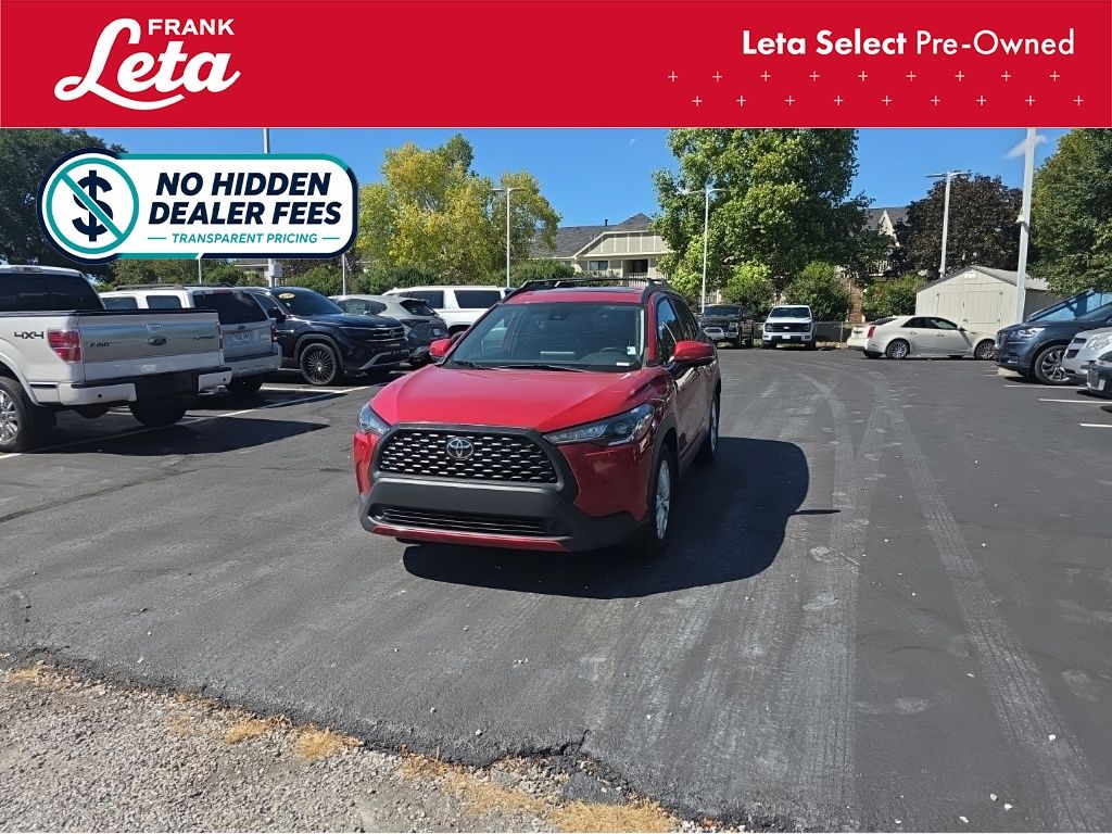 Barcelona Red Metallic 2022 Toyota Corolla Cross SUV / Crossover All-Wheel Drive Continuously Variable Transmission