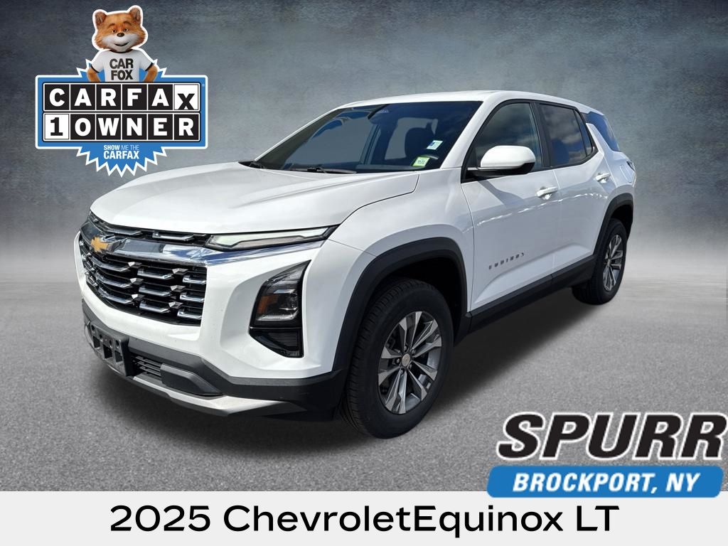 Summit White 2025 Chevrolet Equinox LT AWD SUV / Crossover Four-Wheel Drive 8-Speed Automatic