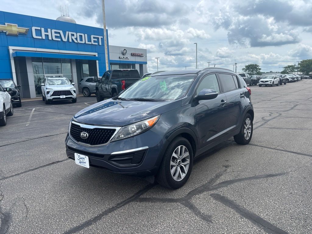 Twilight Blue 2015 Kia Sportage SUV / Crossover Front-Wheel Drive 6-Speed Automatic