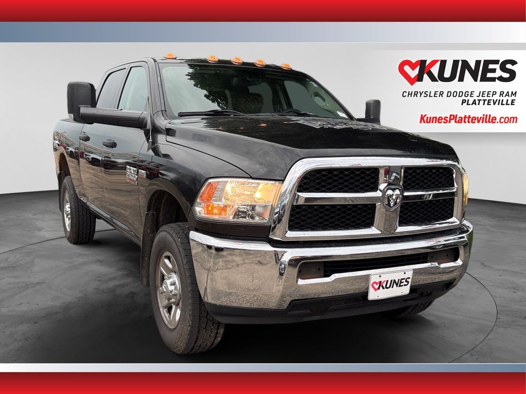 Brilliant Black Crystal Pearlcoat 2016 RAM 2500 Pickup Truck Four-Wheel Drive 6-Speed Automatic