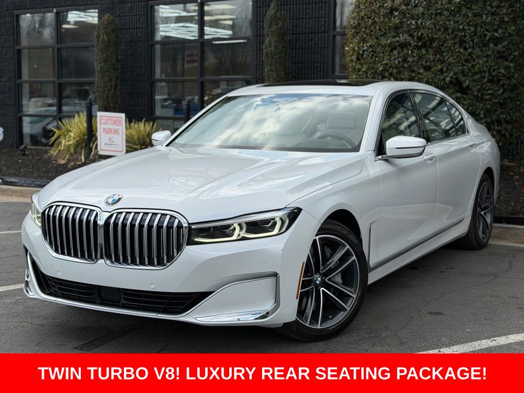 Mineral White Metallic 2022 BMW 7 Series Sedan All-Wheel Drive 8-Speed Automatic