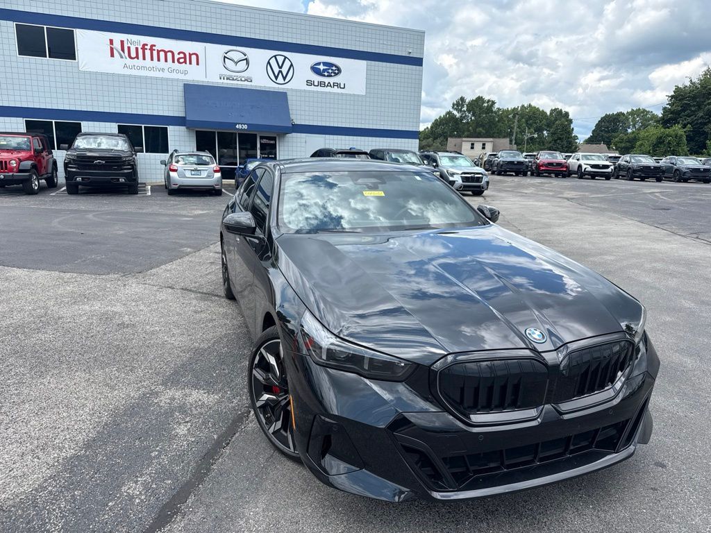 Black Sapphire Metallic 2026 BMW 5 Series Sedan All-Wheel Drive 8-Speed Automatic