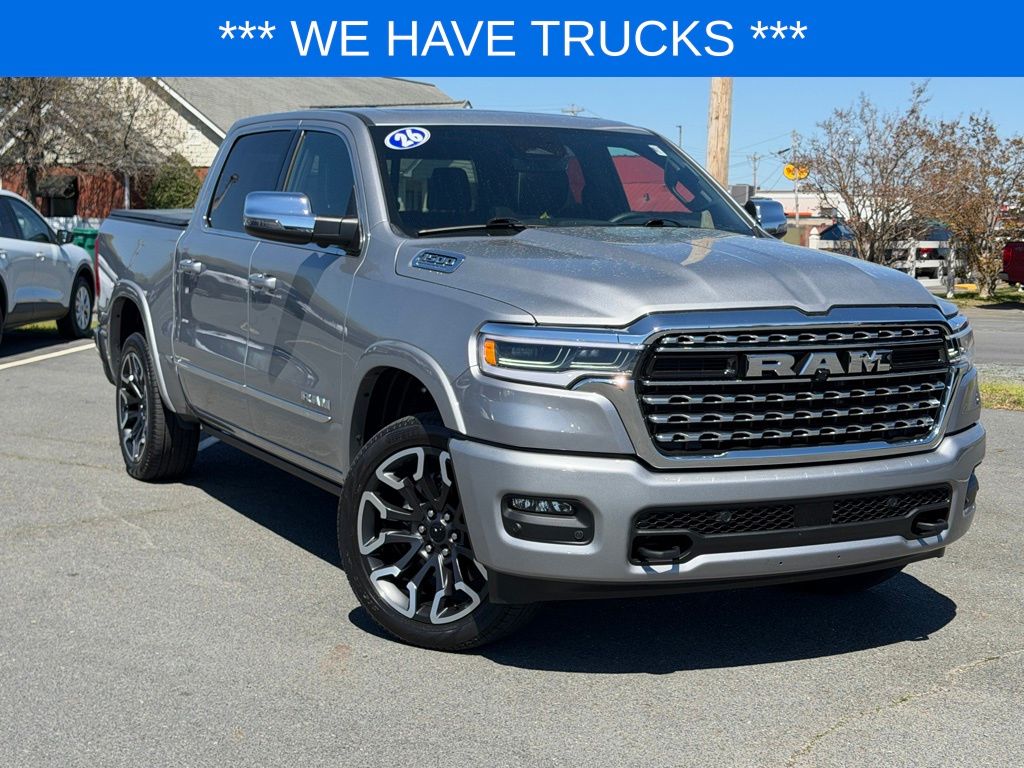 Billet Silver Metallic Clearcoat 2026 RAM 1500 Limited Crew Cab 4WD Pickup Truck Four-Wheel Drive 8-Speed Automatic