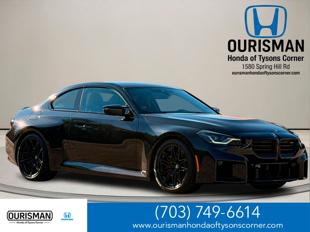 Black Sapphire Metallic 2025 BMW M2 RWD Coupe Rear-Wheel Drive 6-Speed Manual