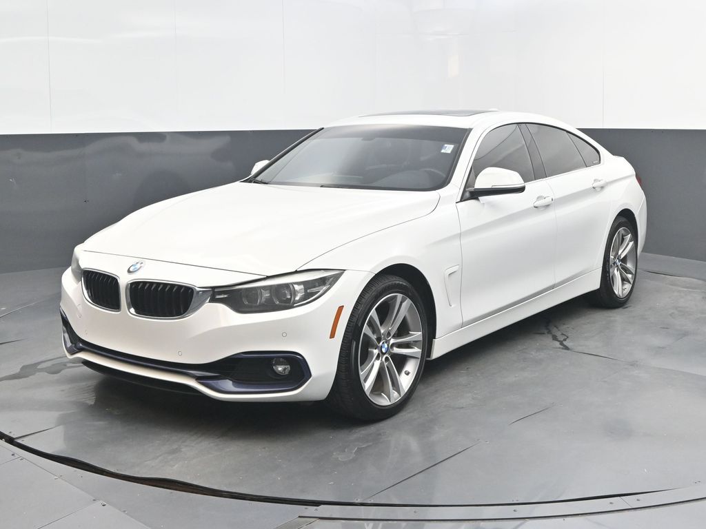 Alpine White 2019 BMW 4 Series Sedan All-Wheel Drive 8-Speed Automatic